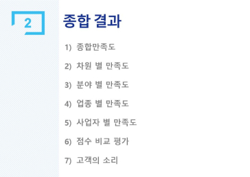 서비스품질평가 보고서 예시8